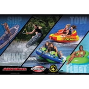 AIRHEAD AHLW-2 Live Wire 2 Inflatable 1-2 Rider Boat Towable Lake Water Tube