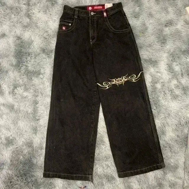 Lisheng Jeans Baggy Taille Haute pour Femmes par Lisheng, S, Rétro, Noir, 1