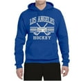 thumbnail image 2 of Wild Bobby City of Los Angeles Hockey Fantasy Fan Sports Unisex Hoodie Sweatshirt, Royal, Small, 2 of 5