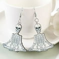 thumbnail image 6 of Mall of Style - Skeleton Earrings for Halloween - Creepy Skull Jewelry (The Skeleton), 6 of 6