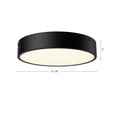 thumbnail image 6 of Alora Lighting FM554011MB-5CCT Adelaide 11" Wide Switchable White Led Flush Mount Drum, 6 of 7