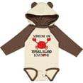 thumbnail image 3 of Inktastic Someone on Topsail Island Loves Me Boys or Girls Long Sleeve Baby Bodysuit, 3 of 5