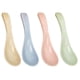 thumbnail image 1 of 4pcs Eco-Friendly Wheat Straw Colourful Soup Spoon for Toddler Kids Self Feeding Plastic, 1 of 2