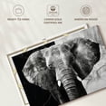 thumbnail image 6 of Elephant Stock Elephant Black And White Wall Art - Horizontal Canvas Wall Art - Living Room Wall Decor - Animal Canvas - Black And Gray Decor - 12" x 8", 6 of 8