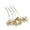 Champaign Gold, variant on Eosunjian Non-slip Wave Teeth Exquisite Hair Comb Women Rhinestone Flower Decor Wedding Hair Stick Hair Accessories