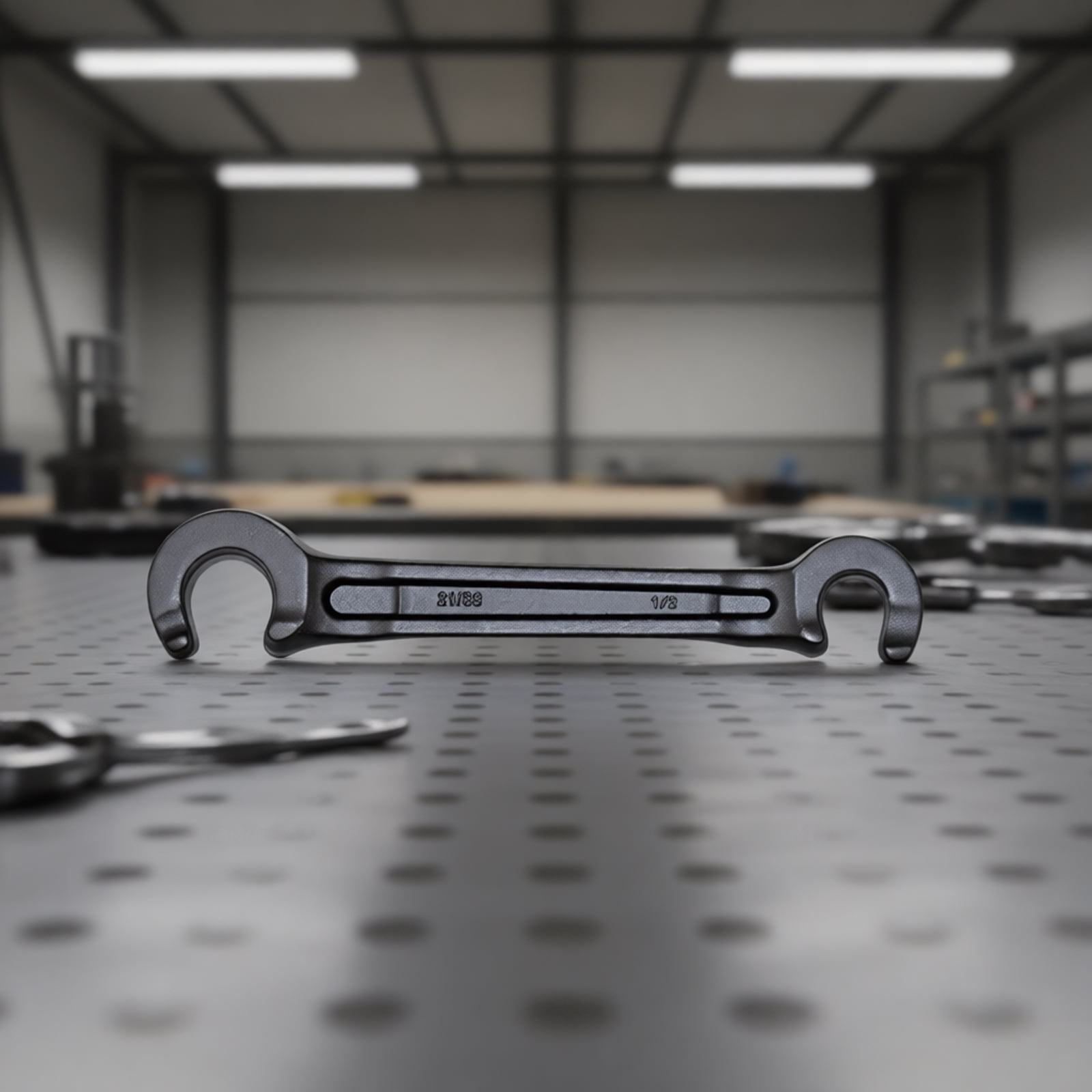 Compact Hook Spanner Tool For Tight Spaces In Plumbing HVAC Applications Lightweight
