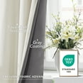 thumbnail image 5 of Deconovo 100% Blackout Curtains 84 inch Length Pack of 2, Grommet Thermal Insulated Window Curtains and Drapes with Coating (Cream, 42W x 84L inch, 2 Panels), 5 of 9