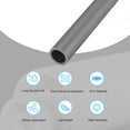 thumbnail image 3 of Uxcell Rigid Round Pipe Light Grey High Impact for Water Pipe 0.65 x 0.87", 3 of 6