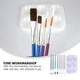 thumbnail image 3 of Raindrops 9 Pcs Hobby Modeling Hand Tools Architectural Model Coloring Brush Assorted Color for Artists, 3 of 8