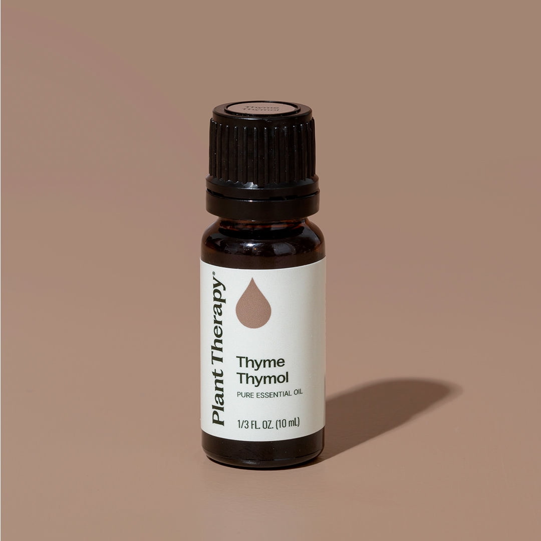 Plant Therapy Thyme Thymol Essential Oil 100% Pure, Undiluted, Natural Aromatherapy, Natural Aromatherapy 10 mL (1/3 oz)