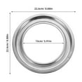 thumbnail image 2 of PEACNNG Stainless Steel Stove Top Drip Pans for Home Use Silver Color Durable and Easy to Maintain with Large Capacity, 2 of 8