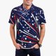 thumbnail image 1 of Balery Red White Blue Fireworks 1 Camisa Polo de Hombre con Estampado, de Manga Corta y Tejido Medio, Camisa Tipo Golf Polo-Large, 1 of 6