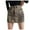 Khaki, variant on Womens Skirts High Waist Leopard Print A Line Mini Ruffled Denim Skater Skirt Summer Clothes for Women Khaki L