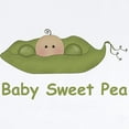 thumbnail image 2 of CafePress - Baby Sweet Pea Infant Body Suit - Baby Light Bodysuit, Size Newborn - 24 Months, 2 of 4