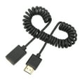 thumbnail image 2 of Cable de extensión de interfaz multimedia de alta definición, cable en espiral de salida HD macho de interfaz multimedia HD, cable macho a hembra de interfaz multimedia HD diseñado meticulosamente, 2 of 9