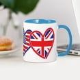 thumbnail image 4 of CafePress - American Flag/Union Jack Flag Mugs - 11 oz Ceramic Mug - Novelty Coffee Tea Cup, 4 of 6