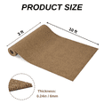 thumbnail image 3 of OVYEOFR Commercial Carpet, 3' x 10' Non-Slip Commercial Rug, Hallway Runner Rugs for Balcony Kitchen Garage Patio, Indoor Outdoor Brown Entrance Mat, 3 of 11