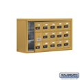 thumbnail image 1 of SalsburyIndustries 19138-15GSC Cell Phone Storage Locker With Front Access Panel - 3 Door High Unit, Gold, 1 of 1