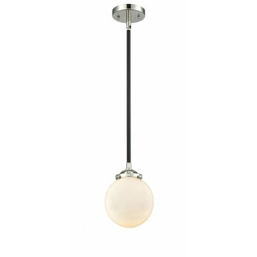 Innovations 1-LT LED Beacon 6" Mini Pendant - Black Polished Nickel - 284-1S-BPN-G201-6-LED