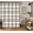Brown, variant on Serafina Home Blue, White And Grey Fabric Shower Curtain: Contemporary Alternating Wide and Thin Stripe Design (Turquoise Aqua)