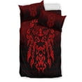 thumbnail image 4 of Vikingo Ropa de cama Set Vikingo Dios Odin Allfather En Asgard Cuervo Dios Rojo Versión, 4 of 5