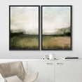 thumbnail image 3 of IDEA4WALL Framed Canvas Print Wall Art Set Watercolor Brown Ocean Nautical Beach Landscape Abstract Art Decorative Graphic Colorful Nature Artwork for Living Room, Bedroom, Office - 24"x36"x2 Black, 3 of 5