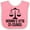 Pink and White, variant on Inktastic Mommy Little Co Counsel Lawyer Boys or Girls Baby Bib