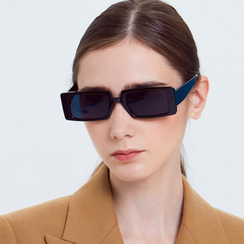 New Fashion Luxury Brand Designer Oversized Square Sunglasses Men Vintage  Ins Hot Shield Driving Sun Glasses