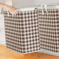 thumbnail image 5 of Clearance Under $5! InsCrazy Storage Bins with Lids Non-woven Zipper With Handles Oversized Moving Packing Bag Large-capacity Clothes Comforter Blankets and Pillows Storage Bags on Clearance, 5 of 8