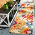 thumbnail image 1 of Safavieh Cabana Quincy Floral Outdoor Area Rug, 1 of 8