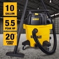 thumbnail image 2 of Aspiradora en seco y húmedo DEWALT DXV10P 41L 5.5 Peak HP, 10 galones, 2 of 6