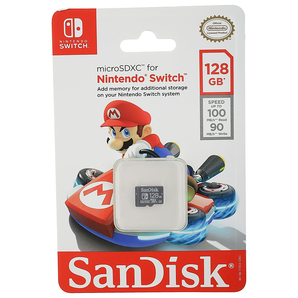 SanDisk Nintendo Switch 128GB Micro SD Card