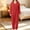 Watermelon Red, variant on Harpily Adult Onesie Pajamas for Women Zip Up Hooded Jumpsuit Long Sleeve Full Cover One Piece Sleepwear for Casual Indoor Relax Outfits