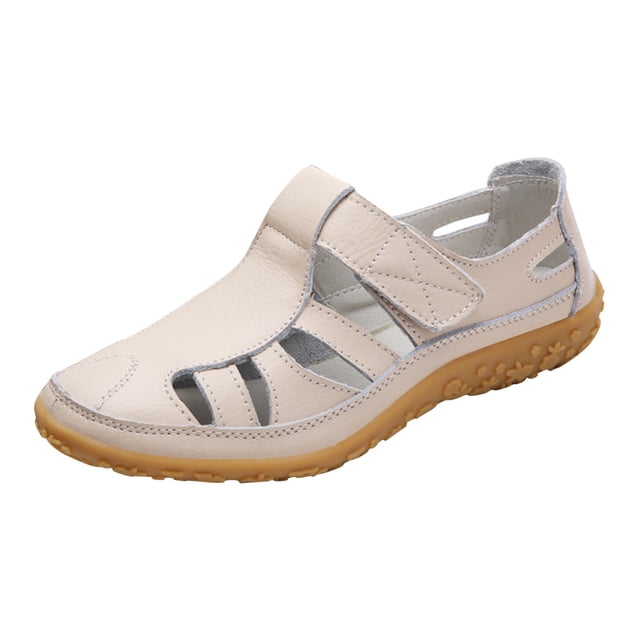 Kcodviy Chaussures pour Femmes Plates Souples Sandales à Imprimé Vache pour Femmes Sandales à Semelle Espadrilles Sandales Compensées pour Femmes Sandales Rétro Décontractées