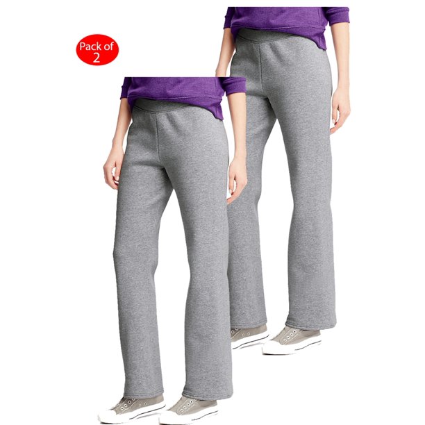 hanes open leg sweatpants