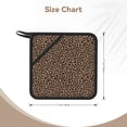 thumbnail image 3 of Xecao Brown Leopard for Silicone Trivet Mats - Heat Resistant Pot Holders, Multipurpose Non-Slip Hot Pads, 3 of 8