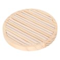 thumbnail image 2 of Slots Ring Earrings Tray,Wooden 6 Slots Round Earrings Showcase Tray Round Earrings Showcase Display Tray Innovative Solution, 2 of 8