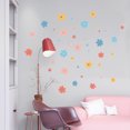 thumbnail image 3 of Juego de pegatinas de pared JAMW flores bonitas decoración habitación niños Sencillez, 3 of 5