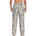 thumbnail image 3 of Xecao Cute Rabbit Men's Straight Lounge Pajama Pants: The Ultimate in Comfortable Sleepwear, 3 of 9