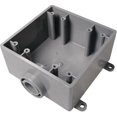thumbnail image 1 of Cantex 5133381U 0.75 in. PVC 2 Gang FSE Outdoor Switch &amp; Outlet Box, 1 of 2