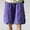 Men's Purple Baggy Cargo Shorts, variant on HOOMEUMY Men's Summer Shorts Baggy Quick-Drying Breathable Beach Shorts with Pockets Drawstring Elastic Waist Solid Color Bermuda Short Pants Black 10