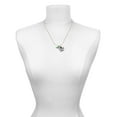 thumbnail image 2 of Delight Jewelry Acrylic Green Cheer Megaphone - Silvertone Senior Class of 2026 Dome Necklace, 18", 2 of 5