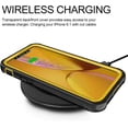 thumbnail image 5 of CellEver for iPhone XR Case with Built-in Screen Protector, Clear Full Body Heavy Duty Protection Shockproof Rugged Transparent Cover (Yellow), 5 of 7