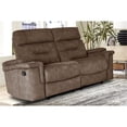 thumbnail image 6 of Home Square 3-Piece Set with Glider Recliner & Loveseat & Sofa in Cobra Brown, 6 of 11