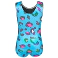 thumbnail image 3 of WIBACKER Gymnastics & Dance Ballet Leotard for Girls Sparkly Activewear One Piece Tumbling Outfit - Blue Spots, 3 of 8