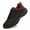 Black Red, variant on LASUDRAA Mens Casual Walking Sneakers Comfortable Lightweight Running Shoes