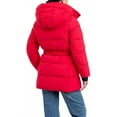 thumbnail image 4 of BCBGeneration Women's Belted Active Puffer Coat with Hood (Black, XL), 4 of 5