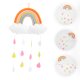 thumbnail image 3 of Dormitorio para niños Ornamento colgante Creativo lluvioso arco iris nube accesorio decoración, 3 of 6