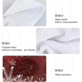 thumbnail image 5 of SKYSONIC 2 PCS Christmas Balls Snowflake Hand Towels with Hanging Loop for Bathroom and Kitchen, Hanging Band Towel - Winter Xmas New Year Kitchen Dish Cloth and Bathroom Hand Towels Set , 12"x17", 5 of 6
