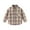 Khaki1, variant on zbxnLI Toddler Boys Girls Long Sleeve Shirts Button down Plaid Cotton Shirts Casual Dress Shirts Fall Winter